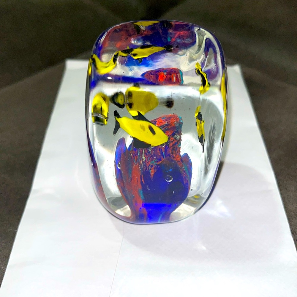 Clear glass figurine